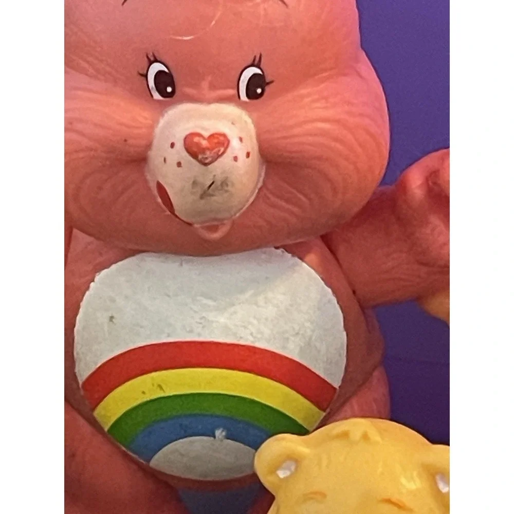Care Bears Figures Moveable Arms Legs Lot Of 7
